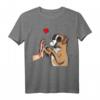 Boxer Hunde Liebe Frauchen Herrchen T-Shirt – Süßes Hunde-Motiv, Perfekt als Geschenk für Hundeliebhaber, Familie und Freunde