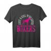 Boxer Hund Vintage T-Shirt – Klassisches Design mit doppelt genähtem Saum für Hunde- und Vintage-Liebhaber