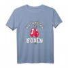 Damen Boxer Kampfsport Boxhandschuhe Sport Fitness T-Shirt – Perfekte Geschenkidee für Boxfans und Kampfsportliebhaberinnen