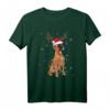 Funny Christmas Boxer Santa Reindeer Light Dog Lover T-Shirt – Lustiges Weihnachtsgeschenk für Hundeliebhaber, Dog Dad & Mom, Familie & Freunde