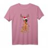 Funny Christmas Boxer Santa Reindeer Light Dog Lover T-Shirt – Lustiges Weihnachtsgeschenk für Hundeliebhaber, Dog Dad & Mom, Familie & Freunde