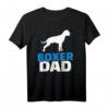 Boxer Papa T-Shirt für Hundeliebhaber - Klassisch geschnitten, doppelt genähter Saum, perfektes Geschenk für Papas und Hundebesitzer