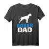 Boxer Papa T-Shirt für Hundeliebhaber - Klassisch geschnitten, doppelt genähter Saum, perfektes Geschenk für Papas und Hundebesitzer