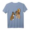 Boxer Lebkuchenmann Weihnachten T-Shirt – Lustiges Hund Shirt für Boxer Fans, Kinder & Hundeliebhaber, perfektes Geschenk für Weihnachten