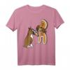 Boxer Lebkuchenmann Weihnachten T-Shirt – Lustiges Hund Shirt für Boxer Fans, Kinder & Hundeliebhaber, perfektes Geschenk für Weihnachten