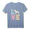 Love Boxer Süßes Tier Tier Haustier Hundeliebhaber Besitzerin Frauen Mädchen Geschenk - Perfektes Tierliebhaber T-Shirt für Geburtstag, Muttertag & Weihnachten
