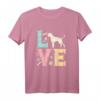 Love Boxer Süßes Tier Tier Haustier Hundeliebhaber Besitzerin Frauen Mädchen Geschenk - Perfektes Tierliebhaber T-Shirt für Geburtstag, Muttertag & Weihnachten