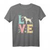 Love Boxer Süßes Tier Tier Haustier Hundeliebhaber Besitzerin Frauen Mädchen Geschenk - Perfektes Tierliebhaber T-Shirt für Geburtstag, Muttertag & Weihnachten