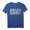 Boxer T-Shirt Boxer Papa Shirt Pfote Hunde Geschenk - Perfekt für Hundeliebhaber, Züchter & Herrchen zum Geburtstag oder Welpenwurf