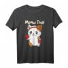 Meow Thai - Süßes Kawaii Katze Jiu-Jitsu Karate Boxen T-Shirt für Muay Thai & Kampfsportfans