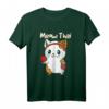 Meow Thai - Süßes Kawaii Katze Jiu-Jitsu Karate Boxen T-Shirt für Muay Thai & Kampfsportfans