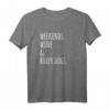 Weekends Wine And Boxer Lustiges Hund Geschenk T-Shirt - Perfekte Boxer Liebhaber Kleidung für Hundebesitzer und Humor Fans