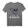 Französische Bulldogge Mit Sonnenbrille Nö Einfach Nein Hund T-Shirt – Lustiges Geschenk für Hundeliebhaber & Freunde