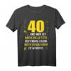 Endlich 40 jetzt nur noch Erwachsen werden - Witziges Männer T-Shirt für den HapFrog & Partyoutfit