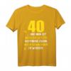 Endlich 40 jetzt nur noch Erwachsen werden - Witziges Männer T-Shirt für den HapFrog & Partyoutfit
