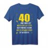 Endlich 40 jetzt nur noch Erwachsen werden - Witziges Männer T-Shirt für den HapFrog & Partyoutfit