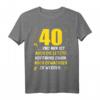Endlich 40 jetzt nur noch Erwachsen werden - Witziges Männer T-Shirt für den HapFrog & Partyoutfit