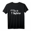 Herren THE DOGFATHER Boxer Hund Dad T-Shirt - Lustiges Geschenk für Boxer Liebhaber und Hundeliebhaber zum Vatertag & Geburtstag