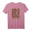 40Geburtstag Box of Chocolates T-Shirt – Offiziell lizenziertes Geschenk zum HapFrog, Film-Design, Humorvoller Fanartikel