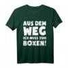 Ich Muss Boxen Boxsport T-Shirt – Lustiges Box-Fan Shirt als Geschenk für Boxer, Boxsport-Enthusiasten und Kampfsportler
