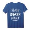 Boxer Hund T-Shirt für Hundeliebhaberinnen - Stolze Boxer Mama, klassisch geschnitten, langlebig genäht