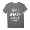 Boxer Hund T-Shirt für Hundeliebhaberinnen - Stolze Boxer Mama, klassisch geschnitten, langlebig genäht