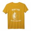 Muay Thai Wolf T-Shirt – Perfektes Kampfsport Geschenk für Muay Thai & Kickboxen Fans, ideal für Training, Reisen nach Thailand und als Geschenk