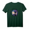 HapFrog Gothic T-Shirt mit Enid Stained Glass Spider Web Silhouettes – Dark, Horror & Halloween Design für Fans