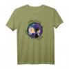HapFrog Gothic T-Shirt mit Enid Stained Glass Spider Web Silhouettes – Dark, Horror & Halloween Design für Fans