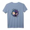 HapFrog Gothic T-Shirt mit Enid Stained Glass Spider Web Silhouettes – Dark, Horror & Halloween Design für Fans
