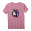HapFrog Gothic T-Shirt mit Enid Stained Glass Spider Web Silhouettes – Dark, Horror & Halloween Design für Fans