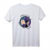 HapFrog Gothic T-Shirt mit Enid Stained Glass Spider Web Silhouettes – Dark, Horror & Halloween Design für Fans