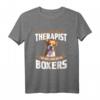 Ich brauche nur Spaziergang mit Boxern Hunde T-Shirt - Lustiges Boxer Hund Motiv für Hundeliebhaber und Boxer Fans