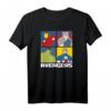 Marvel Avengers Assemble IronMan Hulk Thor Cap 4 Box T-Shirt - Offiziell lizenziertes Superhelden-Shirt für Marvel Fans