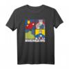 Marvel Avengers Assemble IronMan Hulk Thor Cap 4 Box T-Shirt - Offiziell lizenziertes Superhelden-Shirt für Marvel Fans