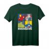 Marvel Avengers Assemble IronMan Hulk Thor Cap 4 Box T-Shirt - Offiziell lizenziertes Superhelden-Shirt für Marvel Fans