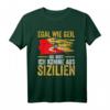 Italienisch Vaffanculo T-Shirt mit Sizilien-Flagge und Trinacria – Humorvolles Sizilien-Outfit für Italien-Fans