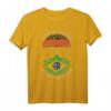 Deutsch Aufgewachsen Brasilianische Wurzeln, Brasilien Flagge T-Shirt – Perfektes Geschenk für Familie und Freunde