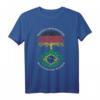 Deutsch Aufgewachsen Brasilianische Wurzeln, Brasilien Flagge T-Shirt – Perfektes Geschenk für Familie und Freunde