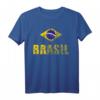 Brasilien Brasil Fan Trikot & T-Shirt - Fußball Samba Brasilianer Outfit, Halbarm, Freizeit- und Fanbekleidung für alle Gelegenheiten
