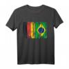 Deutschland und Brasilien Flaggen T-Shirt für Deutsch-Brasilianer – Zeige deine doppelte Staatsbürgerschaft mit Herzdesign
