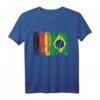 Deutschland und Brasilien Flaggen T-Shirt für Deutsch-Brasilianer – Zeige deine doppelte Staatsbürgerschaft mit Herzdesign