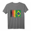 Deutschland und Brasilien Flaggen T-Shirt für Deutsch-Brasilianer – Zeige deine doppelte Staatsbürgerschaft mit Herzdesign