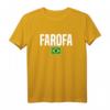 Farofa Brasilianisch Brasilien T-Shirt mit Flagge – Klassisch geschnitten, perfekt für Brasilien-Fans und Brasilien-Liebhaber