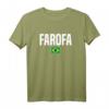 Farofa Brasilianisch Brasilien T-Shirt mit Flagge – Klassisch geschnitten, perfekt für Brasilien-Fans und Brasilien-Liebhaber