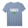 Farofa Brasilianisch Brasilien T-Shirt mit Flagge – Klassisch geschnitten, perfekt für Brasilien-Fans und Brasilien-Liebhaber