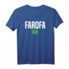 Farofa Brasilianisch Brasilien T-Shirt mit Flagge – Klassisch geschnitten, perfekt für Brasilien-Fans und Brasilien-Liebhaber
