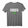 Farofa Brasilianisch Brasilien T-Shirt mit Flagge – Klassisch geschnitten, perfekt für Brasilien-Fans und Brasilien-Liebhaber