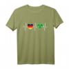 Deutschland und Brasilien Flaggen T-Shirt – Für Deutsch-Brasilianer mit Stolz auf doppelte Nationalität