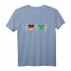 Deutschland und Brasilien Flaggen T-Shirt – Für Deutsch-Brasilianer mit Stolz auf doppelte Nationalität